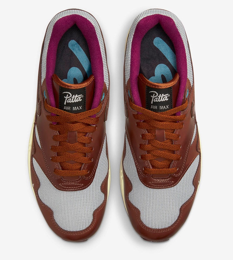 Patta x Nike Air Max 1 “Dark Russet”