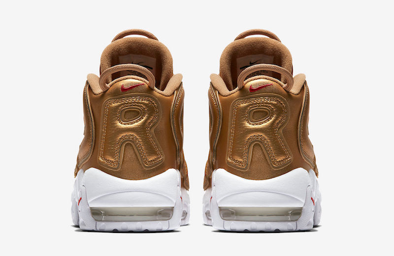 Supreme x Nike Air More Uptempo "Metallic Gold"