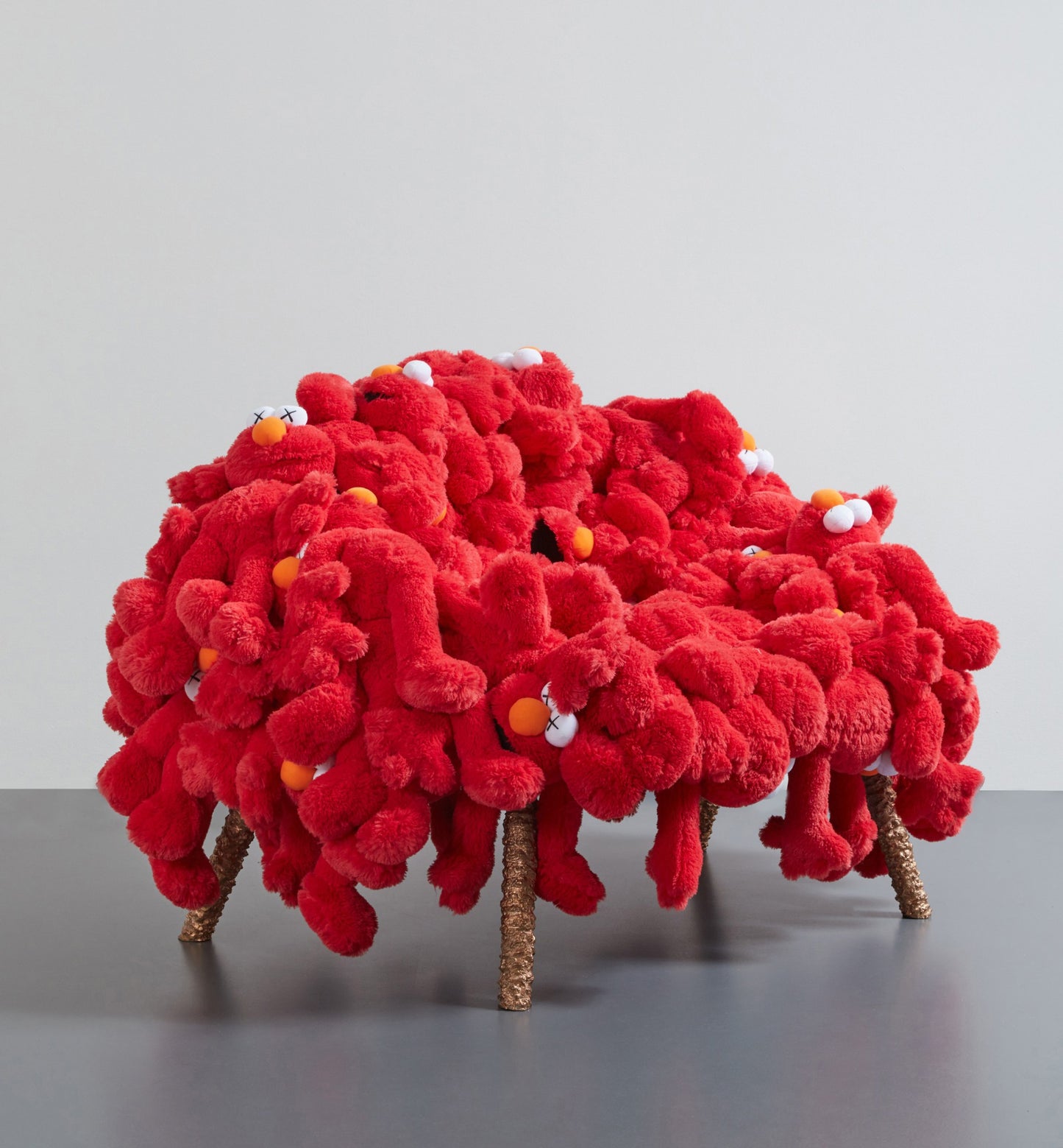 KAWS x Campana Monster Plush Chair _Red_ 2