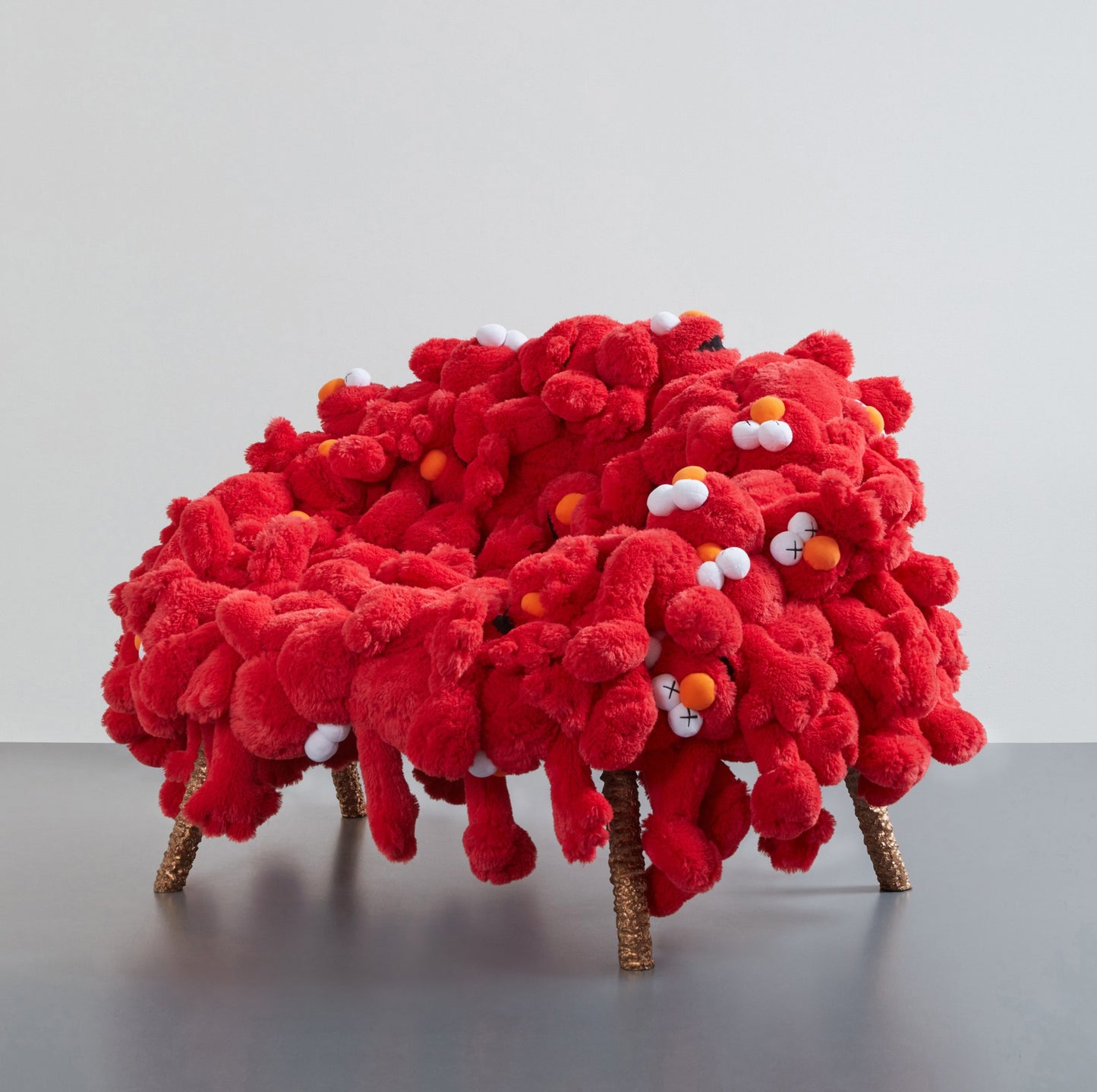 KAWS x Campana Monster Plush Chair _Red_ 3