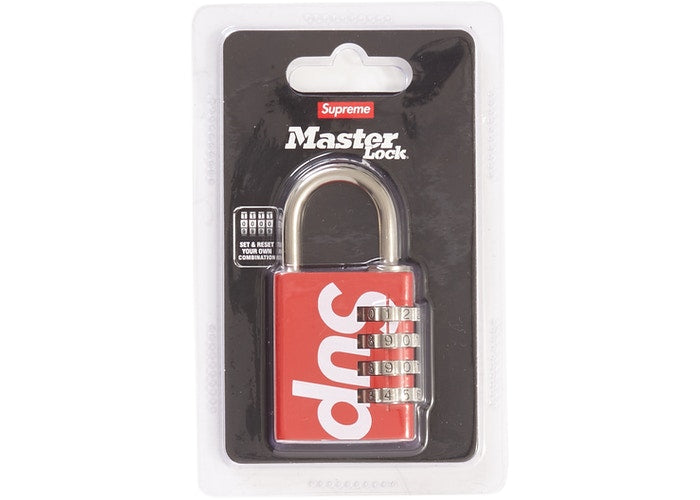 Supreme-Masterlock-Numeric-Lock-Red