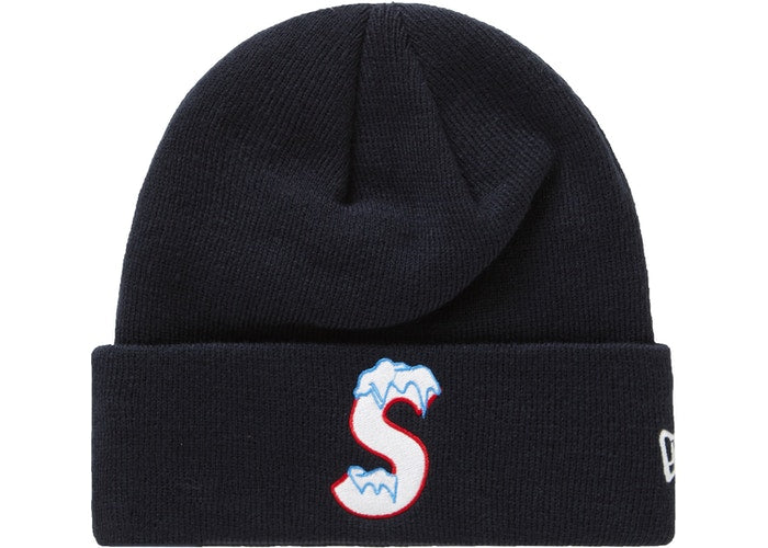 Supreme-New-Era-S-Logo-Beanie-FW20-Navy