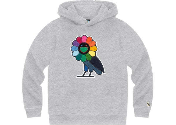 Takashi-Murakami-x-OVO-Hoodie-Heather-Grey