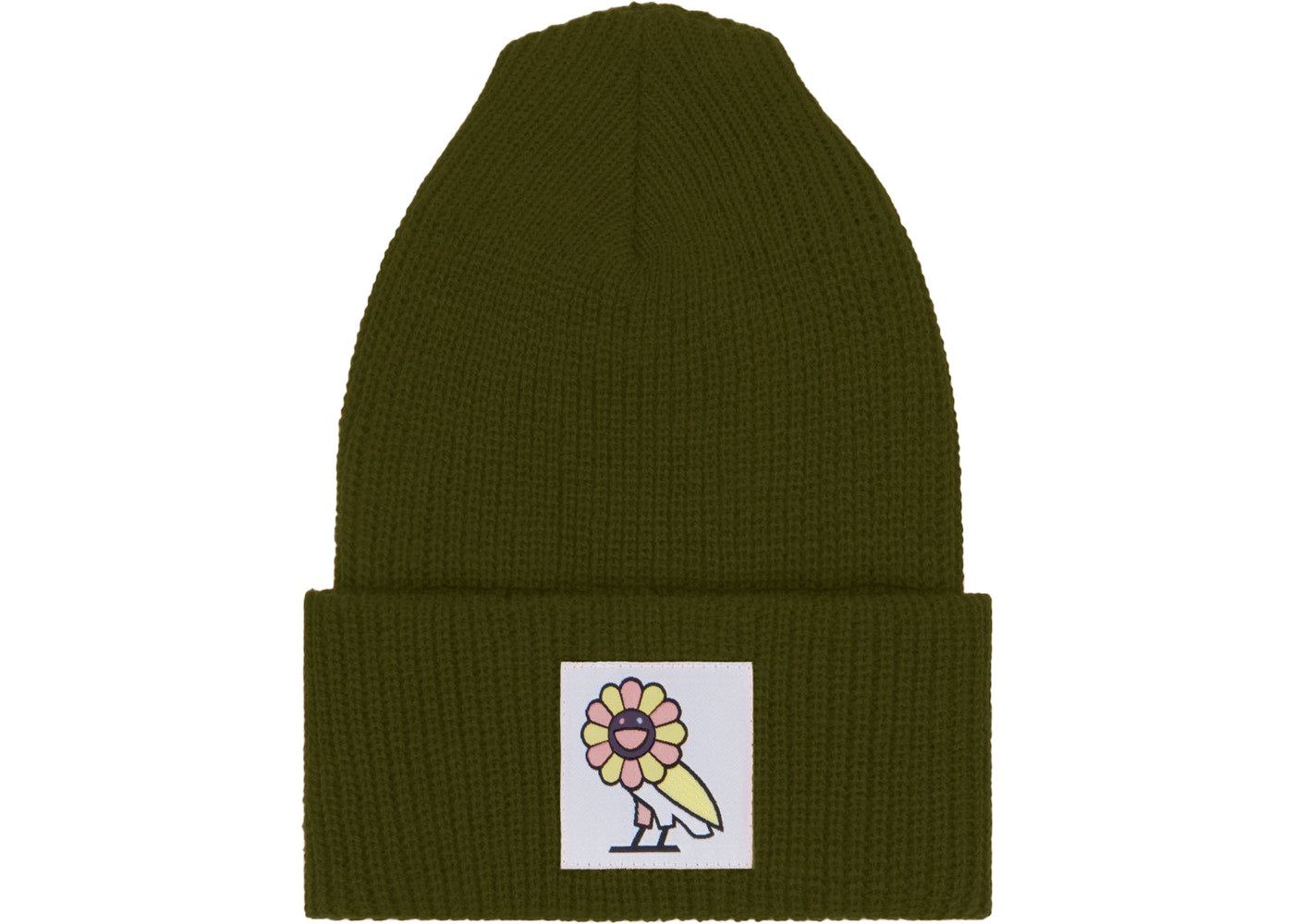 Takashi-Murakami-x-OVO-Watch-Cap-Military-Green