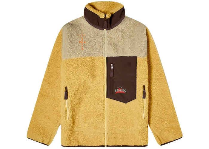 Travis-Scott-Cactus-Trails-Tri-Color-Full-Zip-Sherpa-Jacket-Gold-Natural-Brown