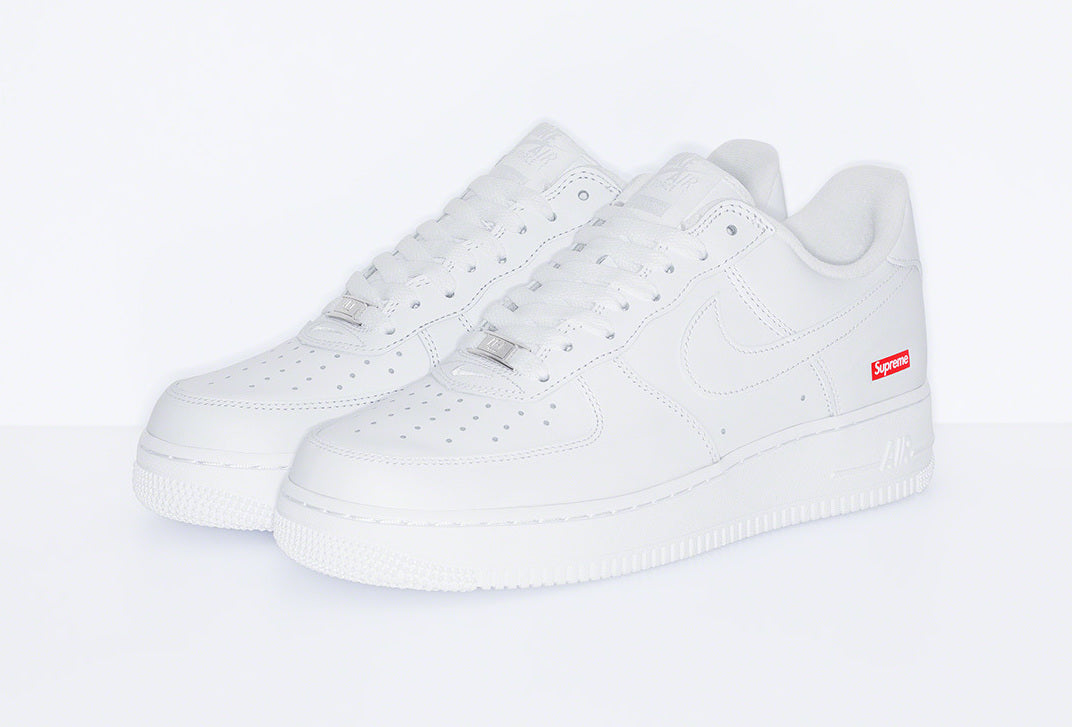 Supreme x Nike Air Force 1 Low "Box Logo - White"