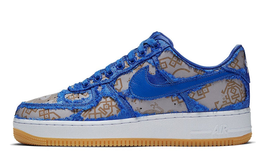 CLOT x Nike Air Force 1 Low "Blue Silk"
