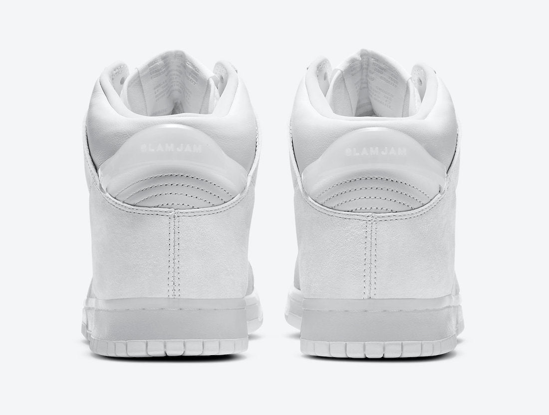 Slam Jam x Nike Dunk High "White Platinum"