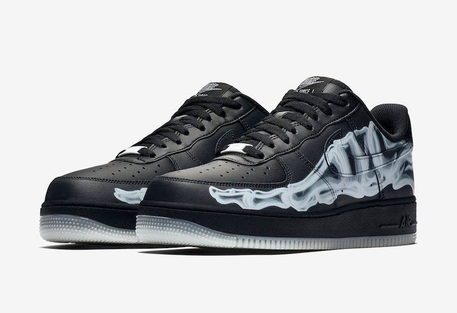 Nike Air Force 1 Low "Skeleton Black"
