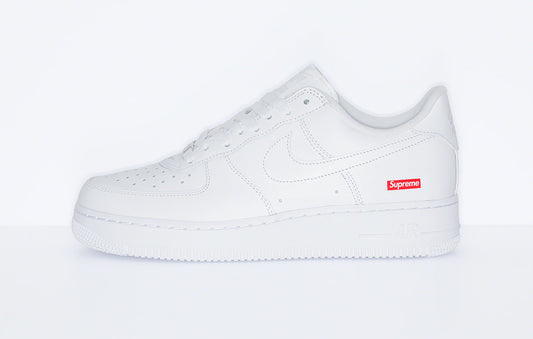Supreme x Nike Air Force 1 Low "Box Logo - White"