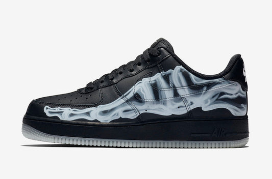 Nike Air Force 1 Low "Skeleton Black"