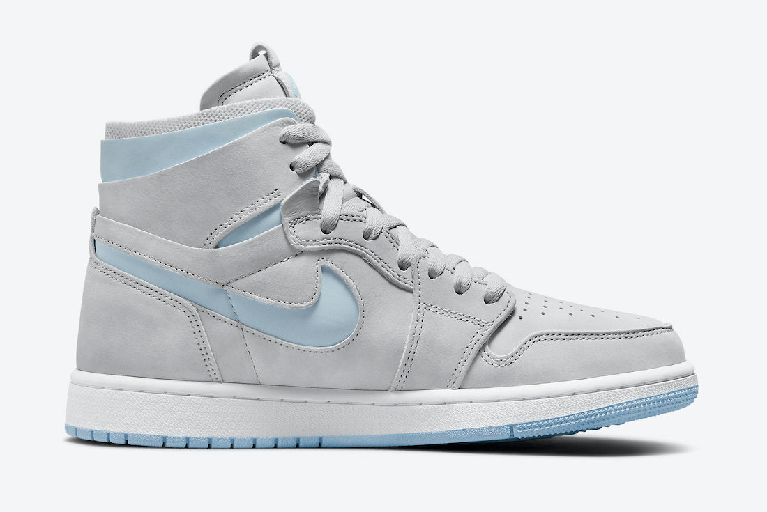 Air Jordan 1 High Zoom CMFT WMNS “Grey Fog / Celestine Blue”