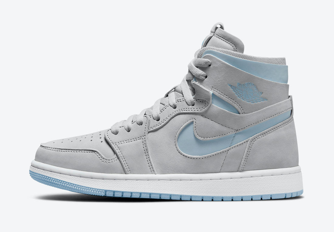 Air Jordan 1 High Zoom CMFT WMNS “Grey Fog / Celestine Blue”