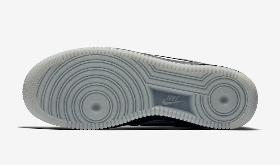 Nike Air Force 1 Low "Skeleton Black"