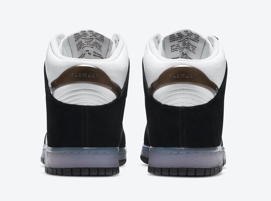 Slam Jam x Nike Dunk High "Black"