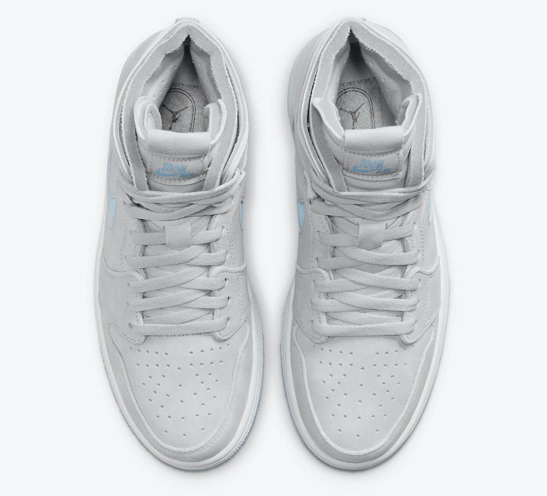 Air Jordan 1 High Zoom CMFT WMNS “Grey Fog / Celestine Blue”