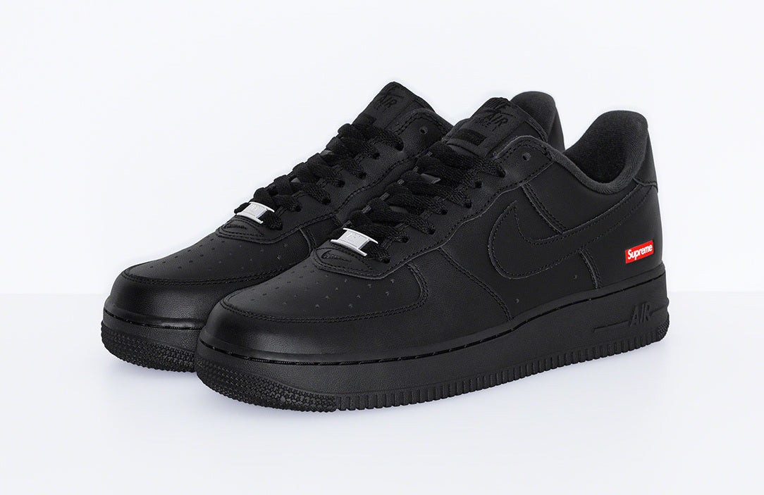 Supreme x Nike Air Force 1 Low "Box Logo - Black"