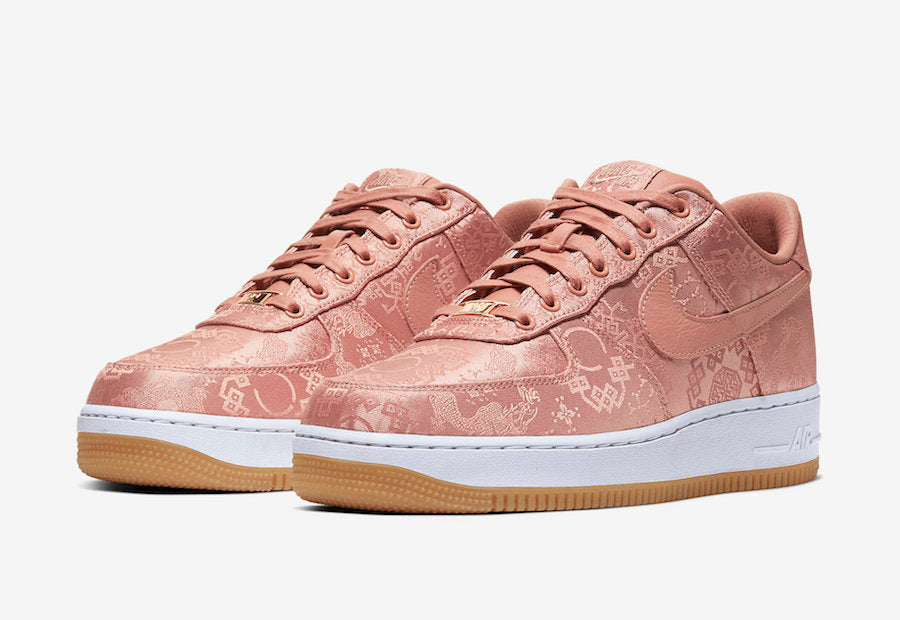 CLOT x Nike Air Force 1 Low "Pink Silk"