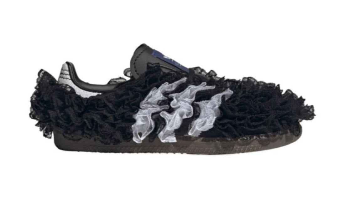 Caroline Hu x CLOT x Adidas Originals Samba “Reverie - Black Lace Shell”