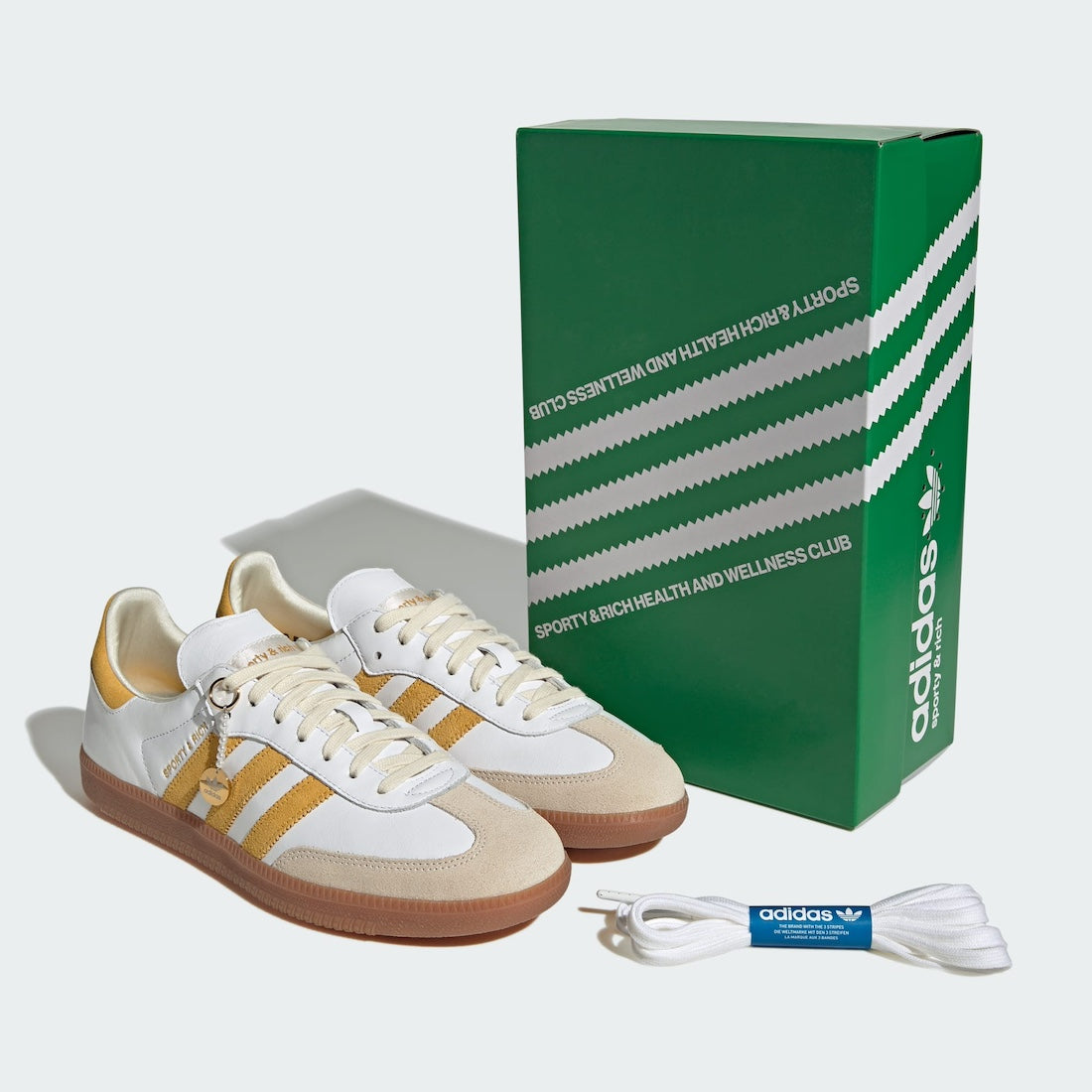 Sporty & Rich x Adidas Samba “White Bold Gold”