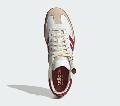 Sporty & Rich x Adidas Samba “White Core Burgundy”