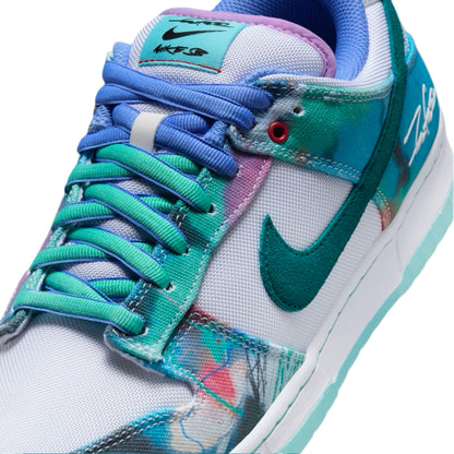 Futura Laboratories x Nike SB Dunk Low “Bleached Aqua”