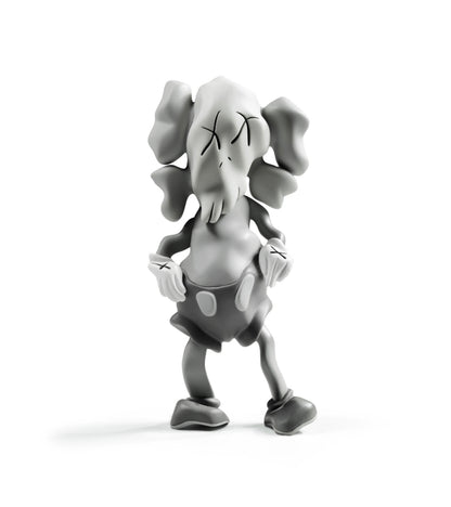 KAWS x Robert Lazzarini Distorted Companion Figure "Grey" 2011