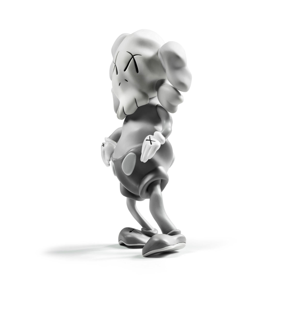 KAWS x Robert Lazzarini Distorted Companion Figure "Grey" 2011