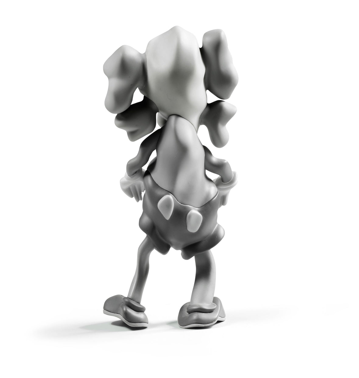 KAWS x Robert Lazzarini Distorted Companion Figure "Grey" 2011