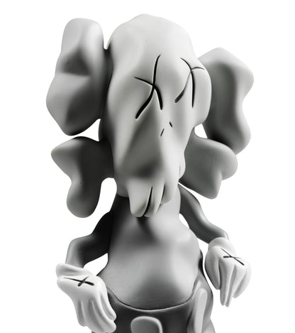 KAWS x Robert Lazzarini Distorted Companion Figure "Grey" 2011