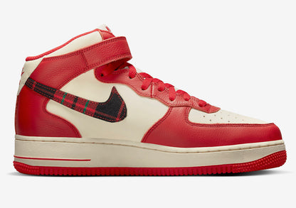 Nike Air Force 1 Mid “Red Plaid”