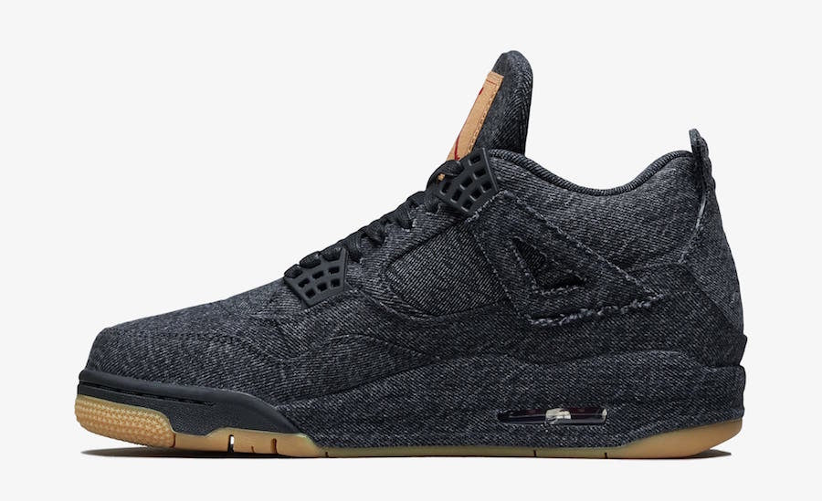 Levi's x Air Jordan 4 "Black Denim"