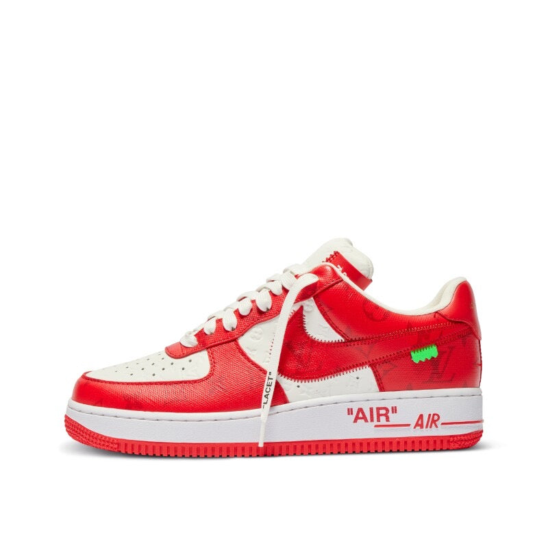 Louis Vuitton x Nike Air Force 1 Low "Red"