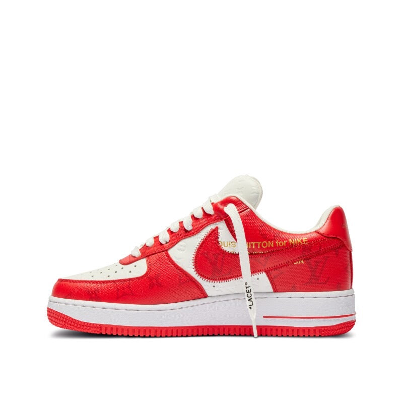 Louis Vuitton x Nike Air Force 1 Low "Red"