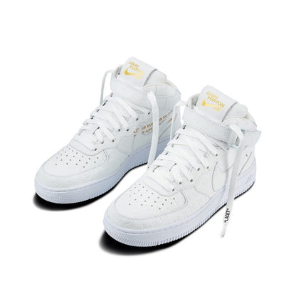 Louis Vuitton x Nike Air Force 1 High "White"