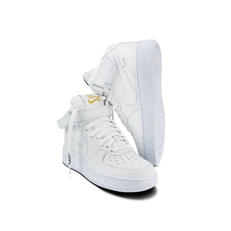 Louis Vuitton x Nike Air Force 1 High "White"