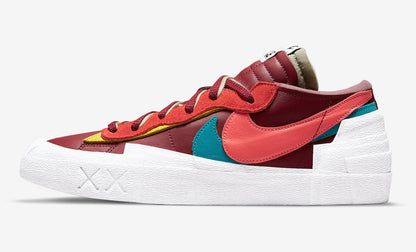 KAWS x Sacai x Nike Blazer Low “Team Red”