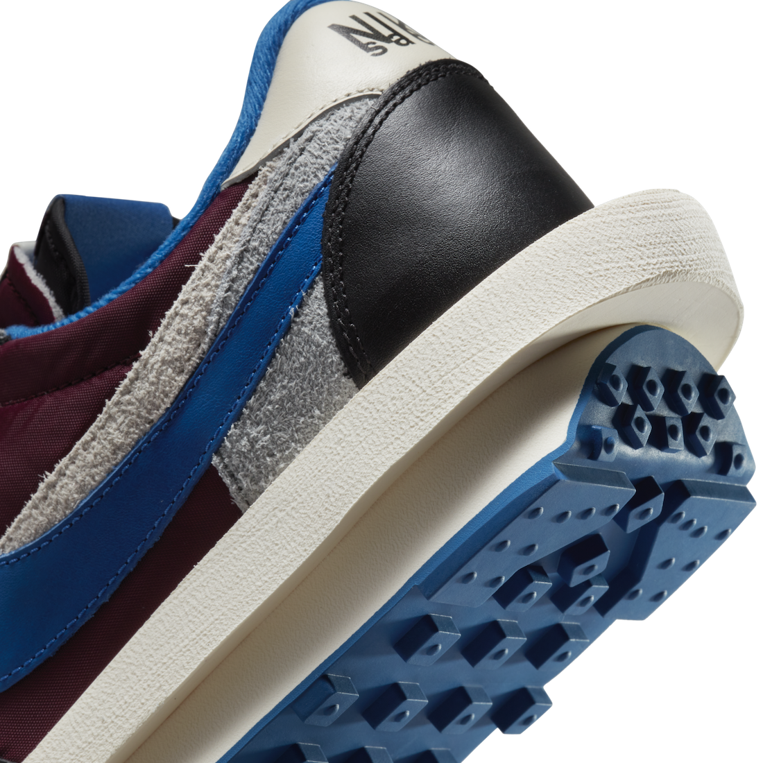 Sacai x UNDERCOVER x Nike LDWaffle “Night Maroon / Team Royal”