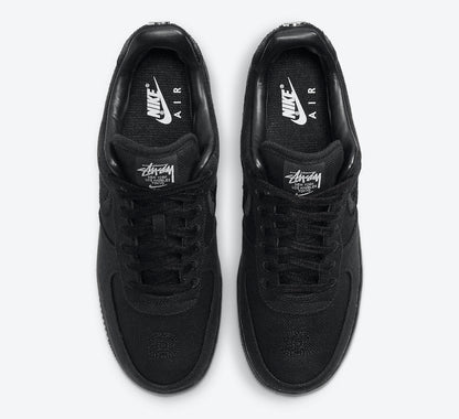 Stussy x Nike Air Force 1 Low “Triple Black”