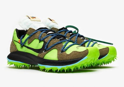 Off-White x Nike Zoom Terra Kiger 5 WMNS "Athlete In Progress - Electric Green"