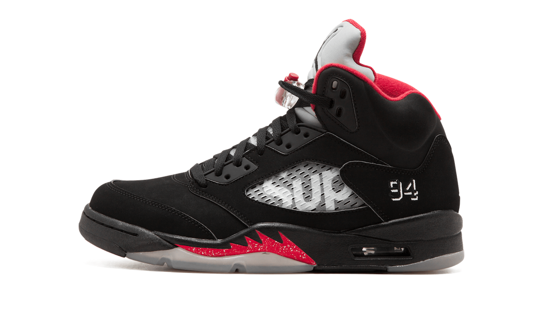 Supreme x Air Jordan 5 "Black"