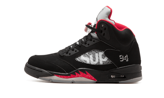 Supreme x Air Jordan 5 "Black"