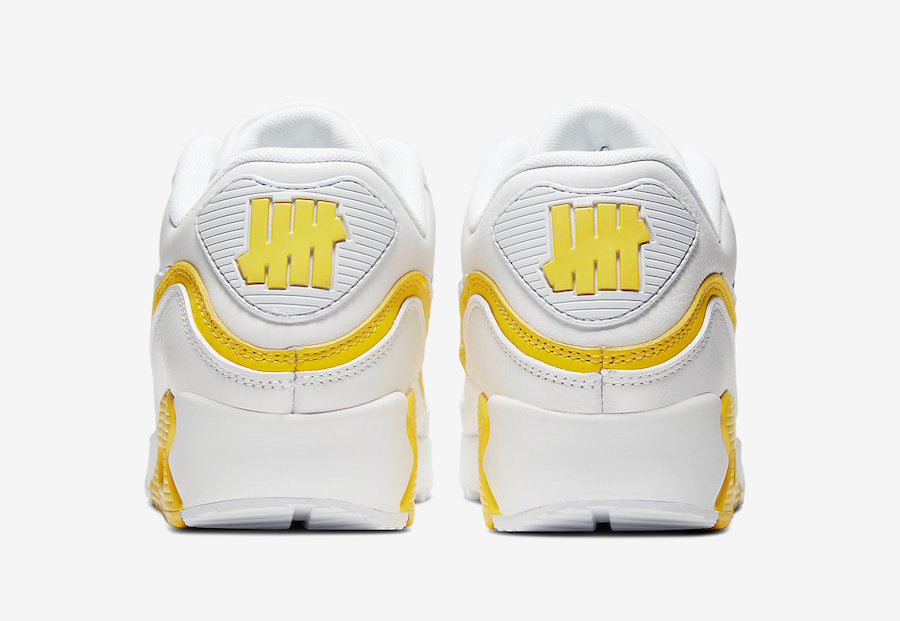UNDEFEATED x Nike Air Max 90 "White / Optic Yellow"