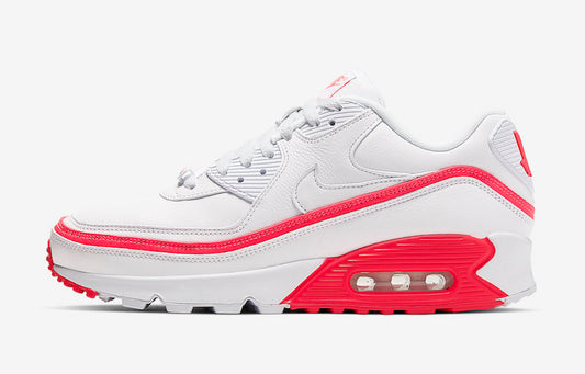 UNDEFEATED x Nike Air Max 90 "White / Solar Red"