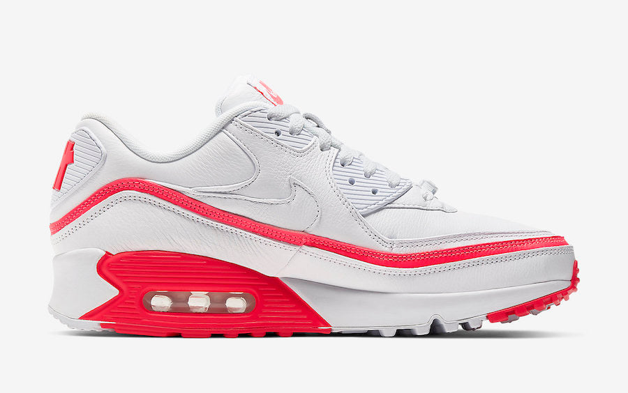 UNDEFEATED x Nike Air Max 90 "White / Solar Red"