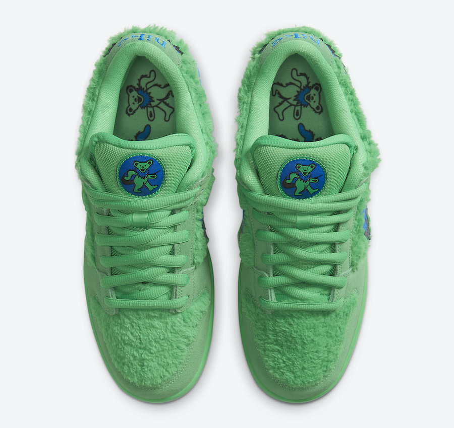 Grateful Dead x Nike SB Dunk Low "Green Bear"