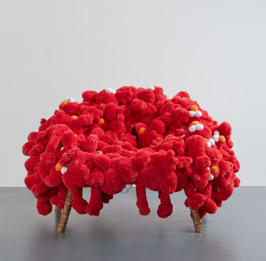 KAWS x Campana Monster Plush Chair _Red_ 1