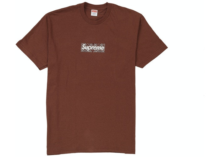 Supreme-Bandana-Box-Logo-Tee-Brown