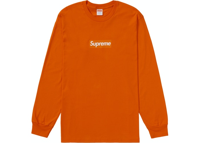 Supreme-Box-Logo-L-S-Tee-Orange