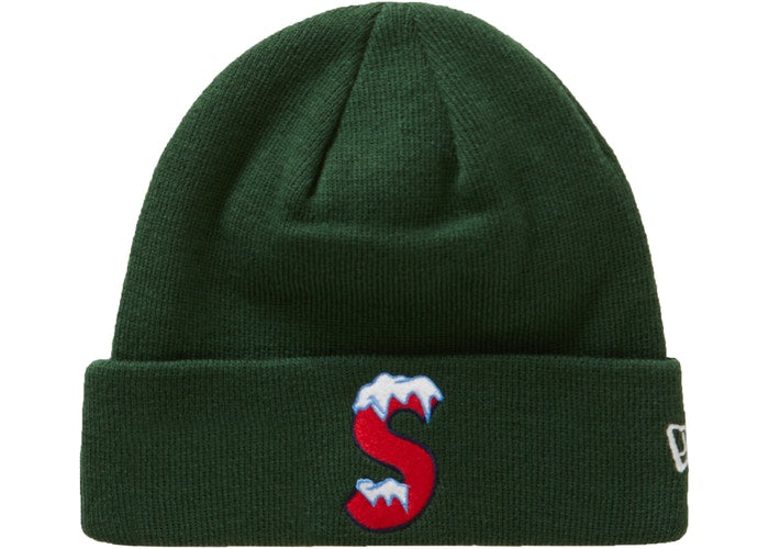 Supreme-New-Era-S-Logo-Beanie-FW20-Green